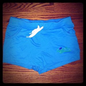 Cute Blue Gym Shorts